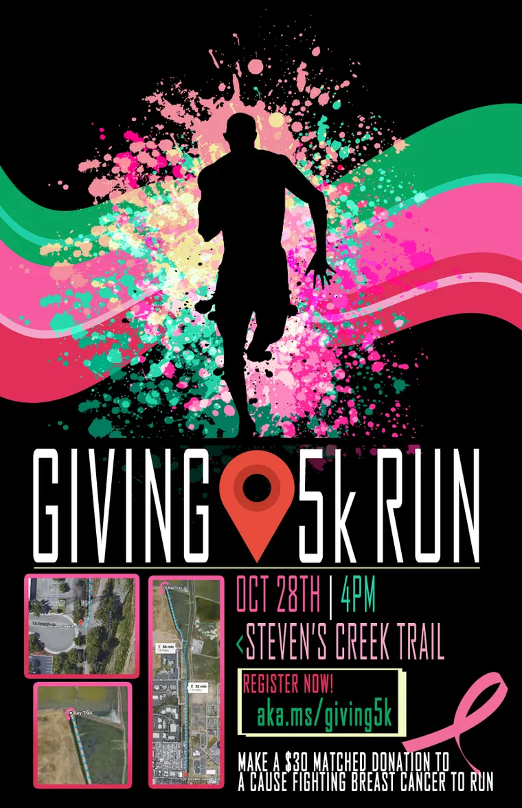 Giving 5K Run event poster